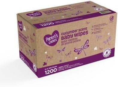 Baby Wipes, 12 packs of 100