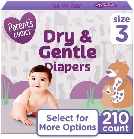 Diapers, Size 3, 210 Diapers