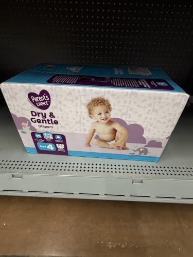 Dry & Gentle Diapers, Size 4, 116 Count