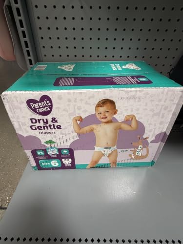 Dry & Gentle Diapers, Size 6, 80 Count