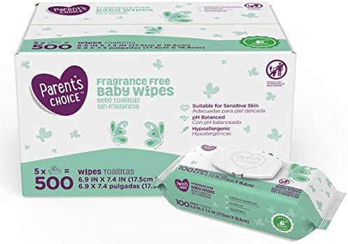 Fragrance Free Baby Wipes, 500 count